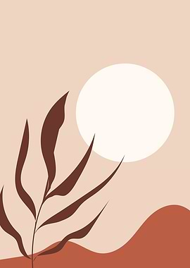 Nordic leaf mountain hill