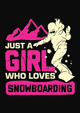 Snowboarding Girl Design