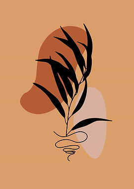 Scandinavian Modern leaf