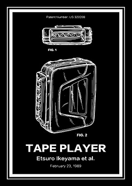 Tape player patent