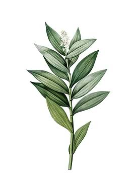 Vintage Smilacina Stellata