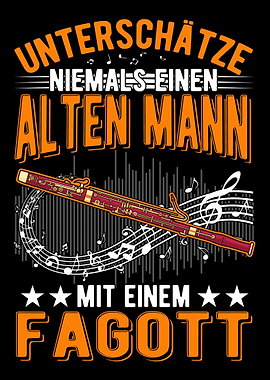 Fagott Alter Mann Fagottis