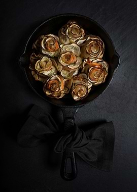 Zucchini roses