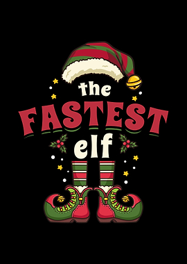 Fastest Elf Elf Christmas
