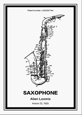Saxophone patent