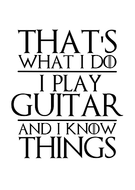 Thats What I Do I Play