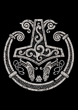 Viking Thors Hammer Norse