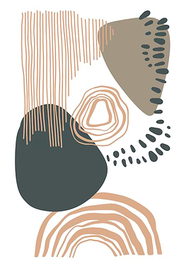 Bohemain rainbow shapes