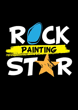 Rock Painting Star