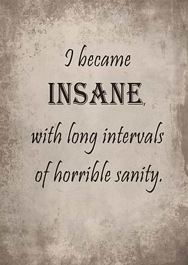 I became insane