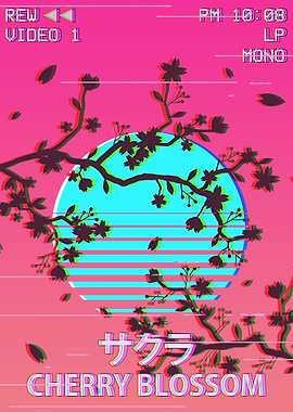 Cherry Blossom Vaporwave