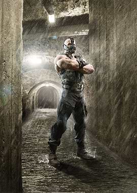 Bane in the rain