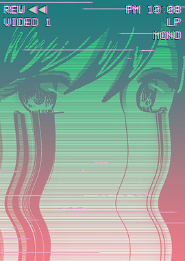 Emo Anime Boy Vaporwave