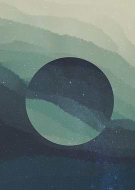 Abstract forest corner