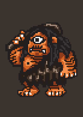 Pixel Art Cyclops