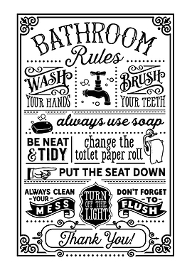 Bathroom Rules