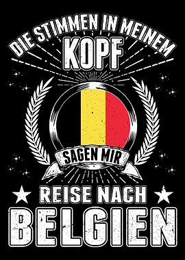 Belgien Stimmen Flagge Br