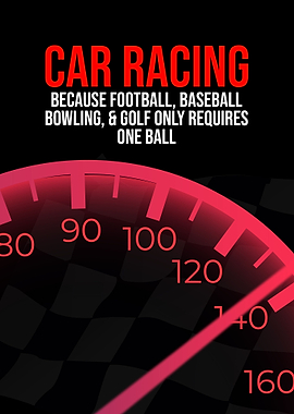 Car Racing Wall Art Decor