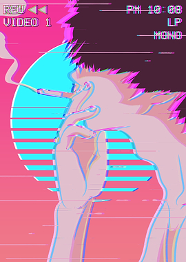 Emo Anime Boy Vaporwave