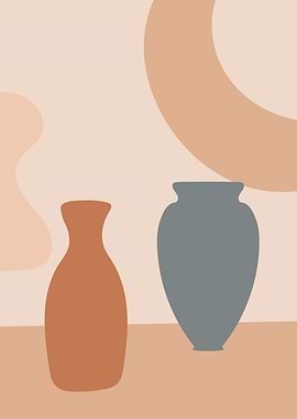 Mid century flower vase