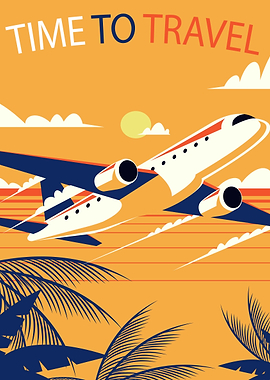 traveling flat posters