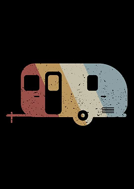 Camping Retro Vintage