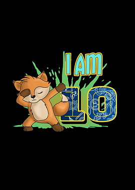 10 Birthday Dabbing Fox