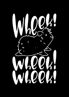 Cute wheek guinea pig