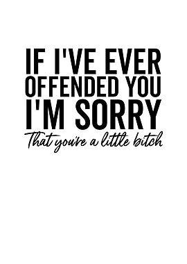 If Ive Ever Offended You