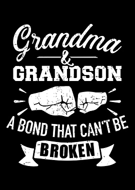 Grandma and grandson bond