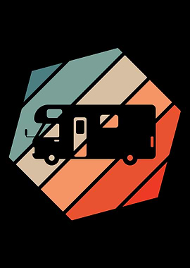 Camping Retro Vintage