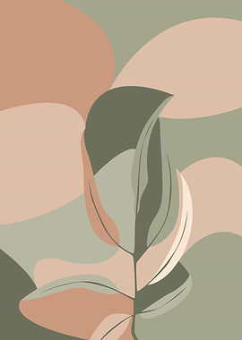 abstract leaves