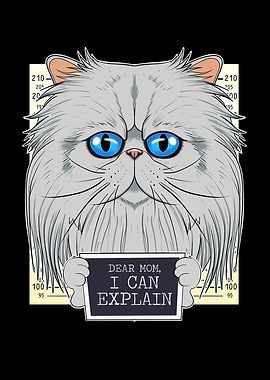 Persian Cat Mom Dear Mom