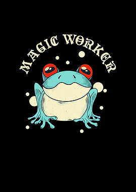 Magic Worker Frog Hippie