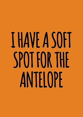 Soft spot for the antelope