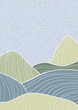 japanese wave with stary