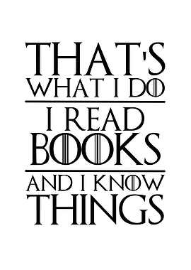 Thats What I Do I Read