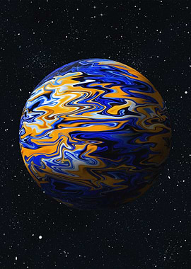 Abstractbluu Planet 2