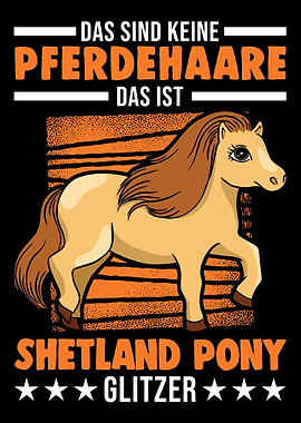 Shetland Pony Glitzer Shet