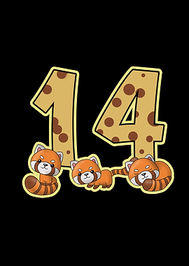 14 Birthday Red Panda
