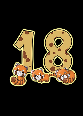 18 Birthday Red Panda