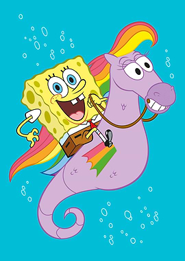 Rainbow Seahorse