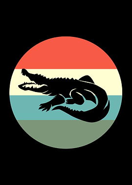 Retro Crocodile