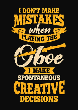 Oboe Player Oboist Design