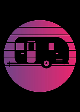 Camping Retro Vintage