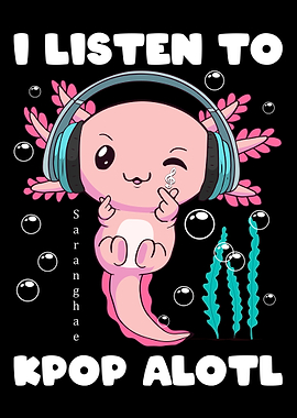 Axolotl Kpop Finger Heart