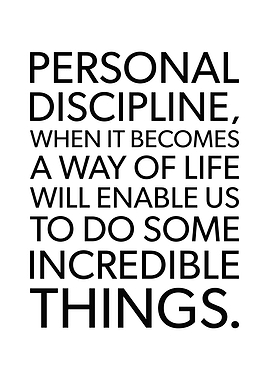 Discipline