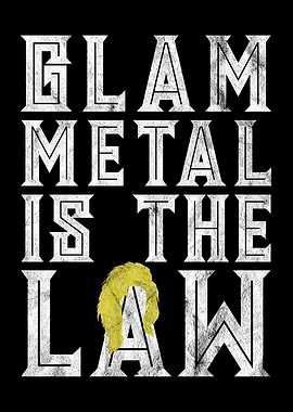 Wig GLAM METAL IS THE LAW