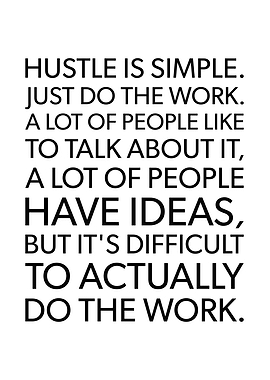 Hustle Is Simple