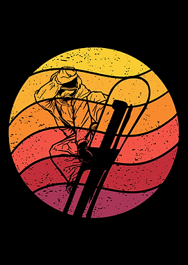 Snowboarding Retro Vintage